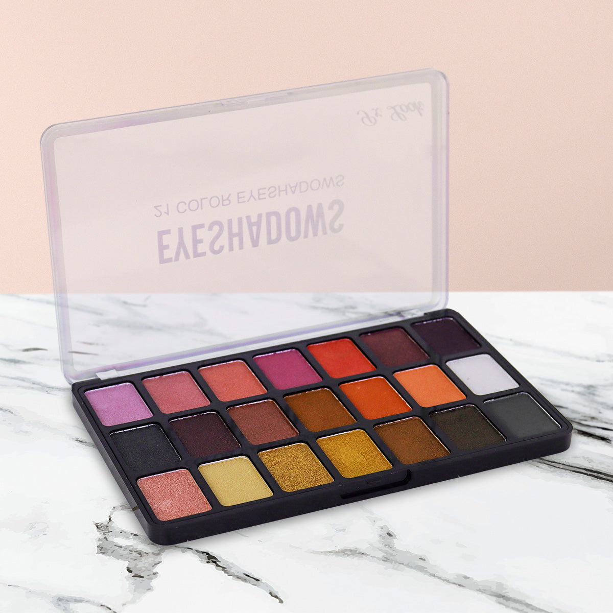 Px Look, Paleta con 21 Tonos de Sombras para Ojos