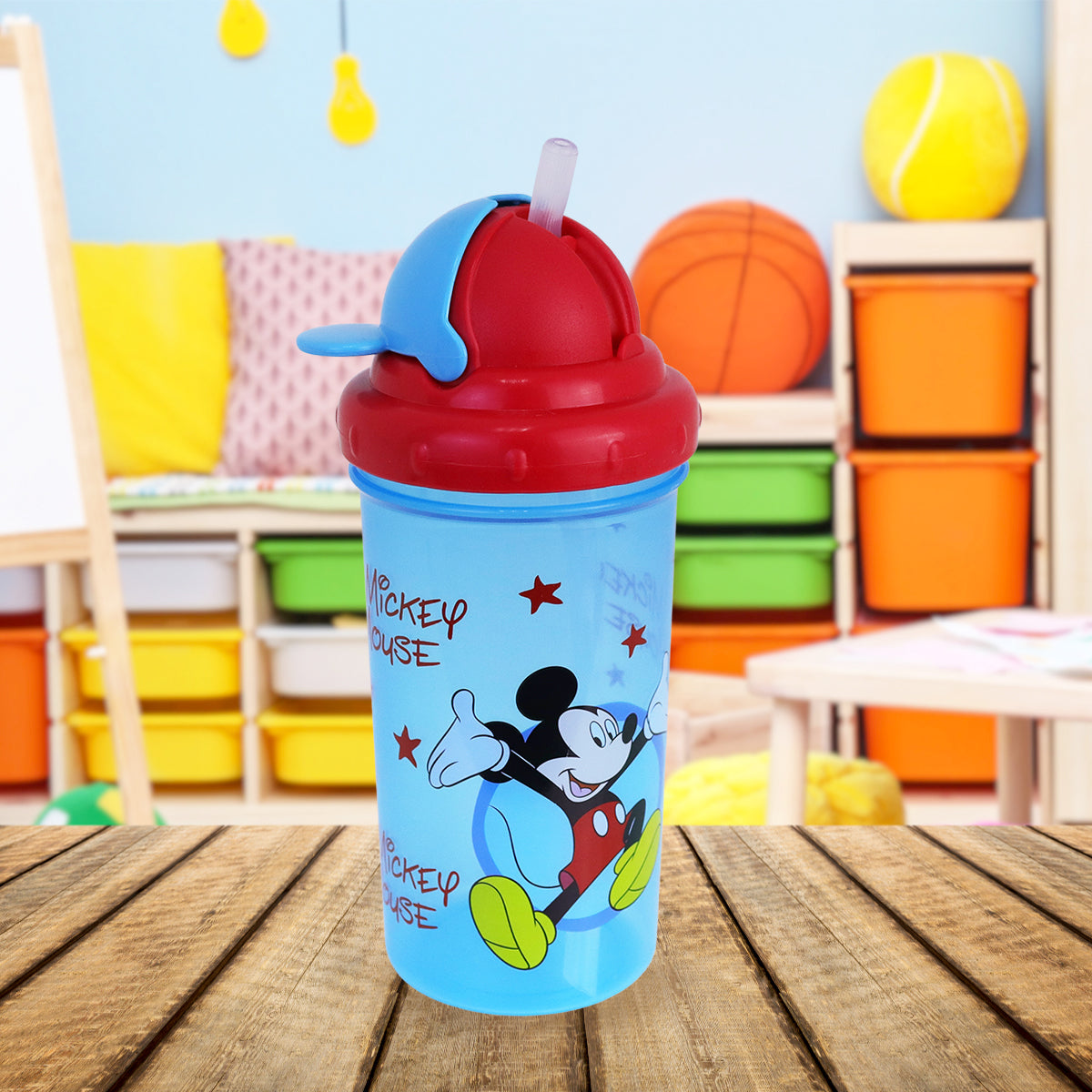 Vaso Entrenador color Azul con Diseño de Mickey Mouse para Niños