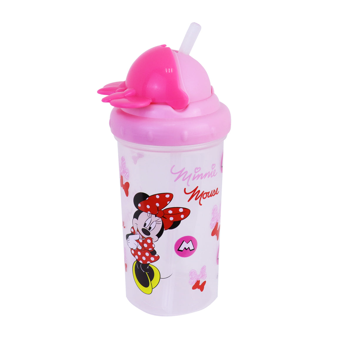 Vaso Entrenador color Rosa con Diseño de Minnie Mouse para Niñas