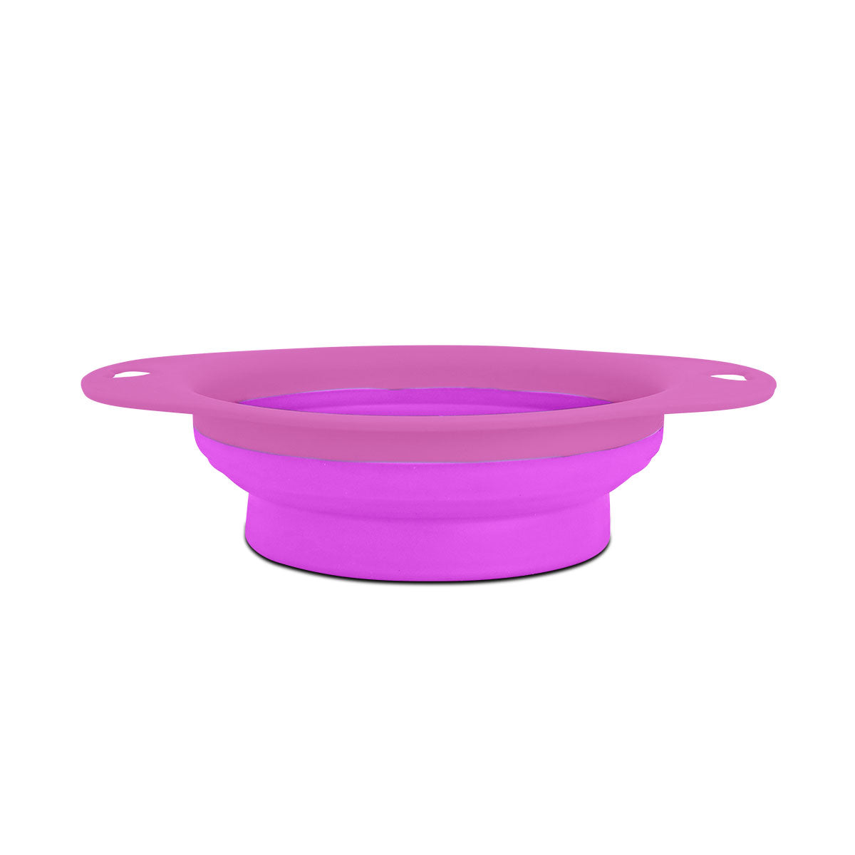 Plato Plegable color Rosa para Mascota