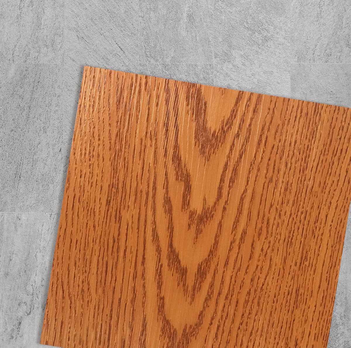 Loseta PVC con Textura de Madera, color Caoba