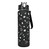 Botella con Popote, Diseño Bruja, 900 ml