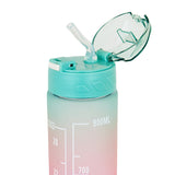 Botella Motivacional color Menta, 900ml