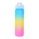 Botella Motivacional con Popote, 900 ml
