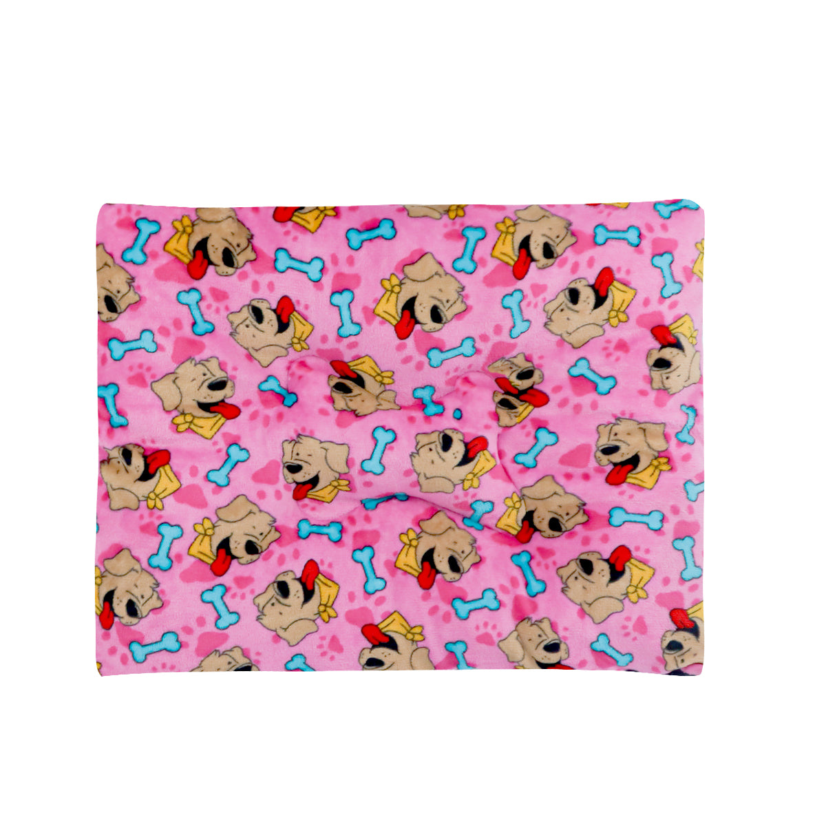 Cama con Estampado de Perritos para Mascotas, 75x55cm