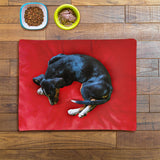 Cama para Mascotas, color Rojo, 75x55cm