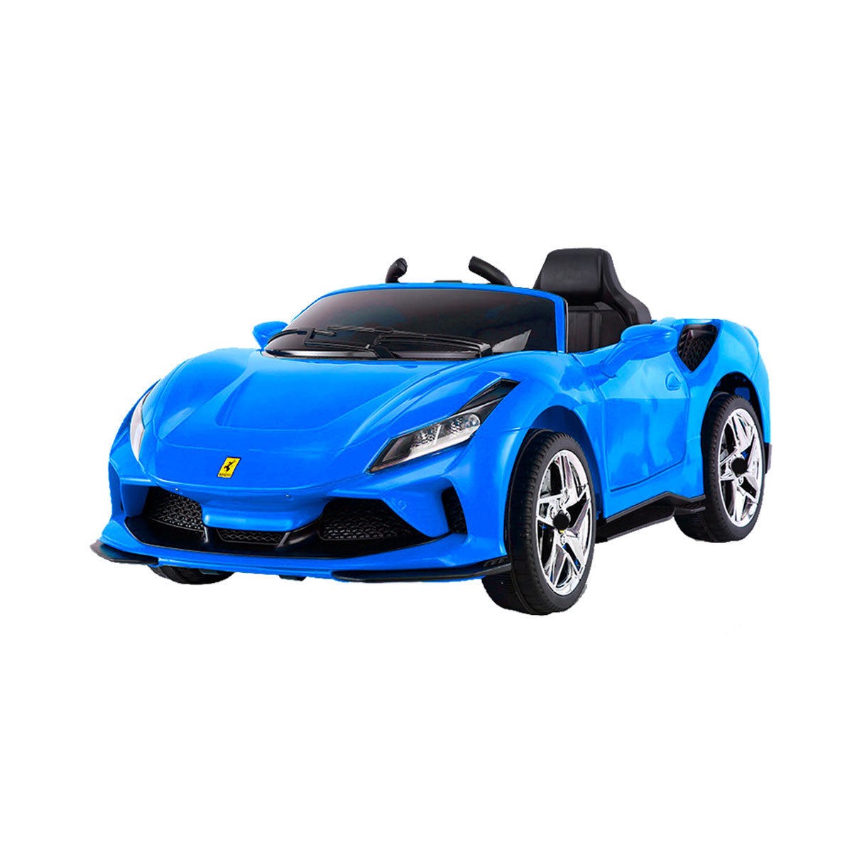 Carrito Ferrari Eléctrico color Azul para Niños
