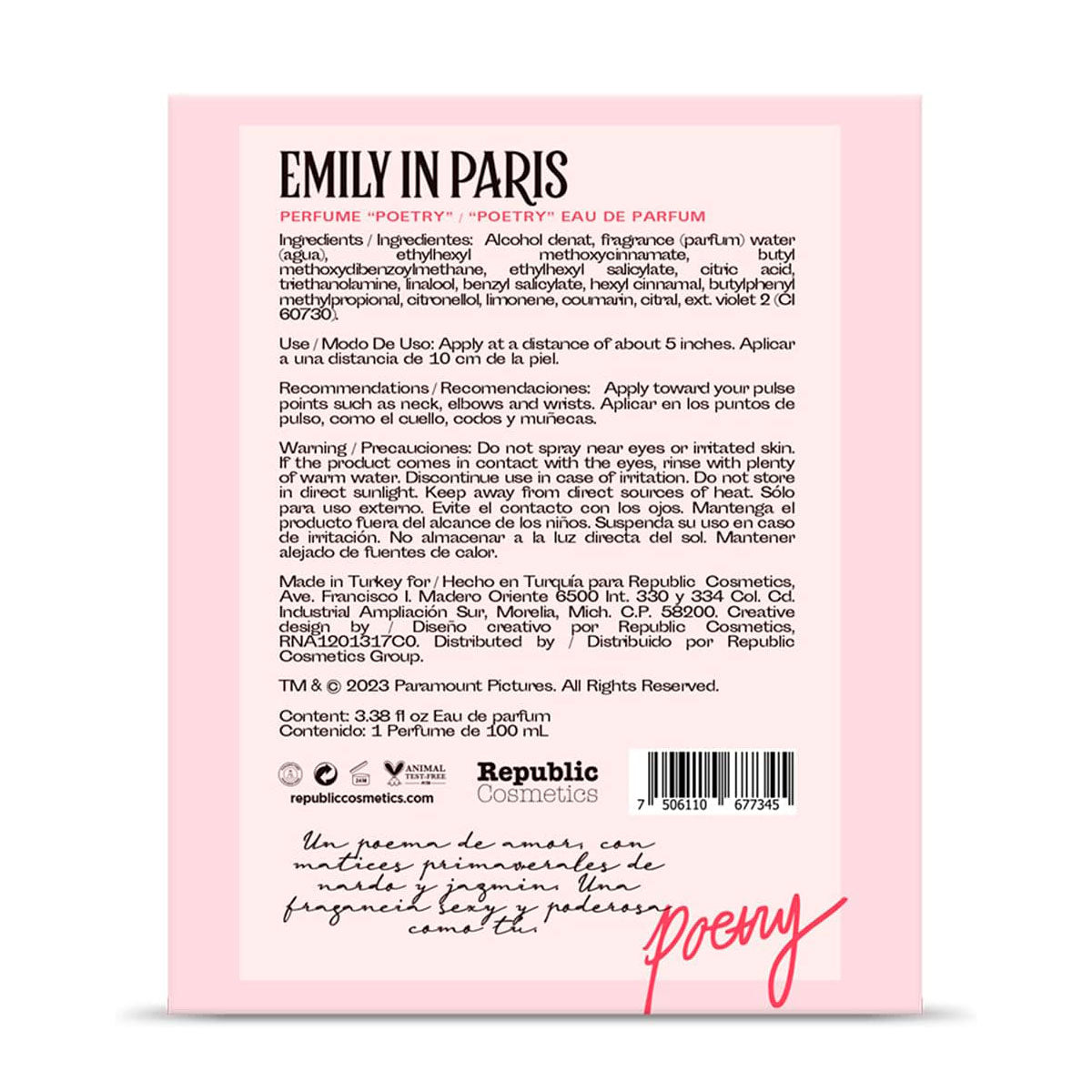 Emily in Paris, Perfume Poetry con una Dulce Combinación Floral