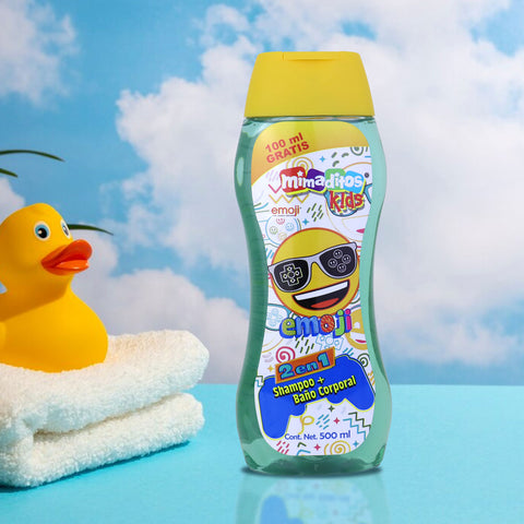 Shampoo 2 en 1 para Niños, Mimaditos Kids, color Verde