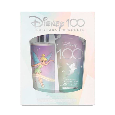 Disney 100, Set de Fragancia Corporal + Crema Humectante, Edición Campanita
