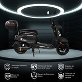 Motobici Eléctrica Kiwo E-Bike Z7, color Negro