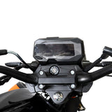 Motocicleta Kiwo KW 200, color Negro con Naranja