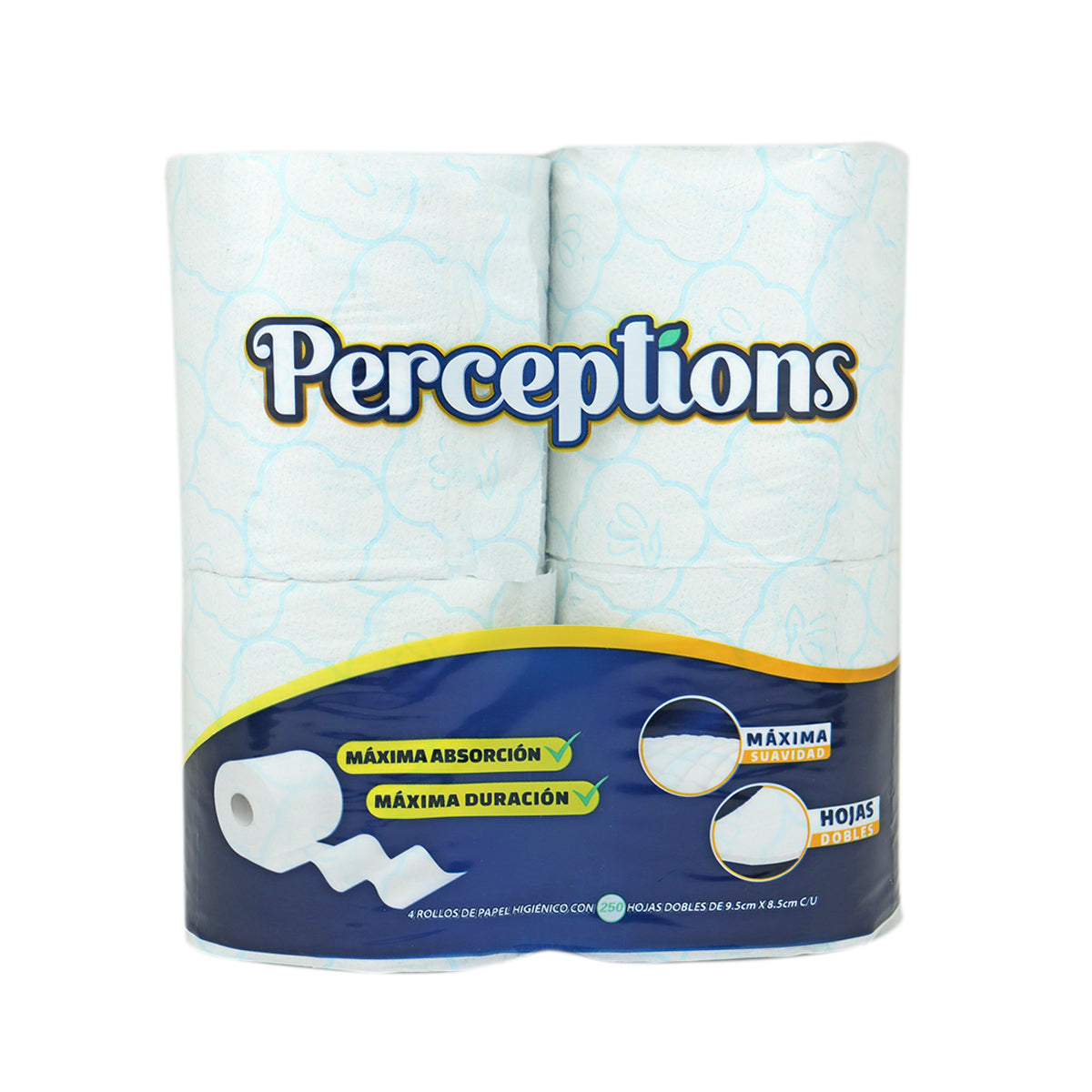 Papel Higiénico Perceptions, 4 Rollos