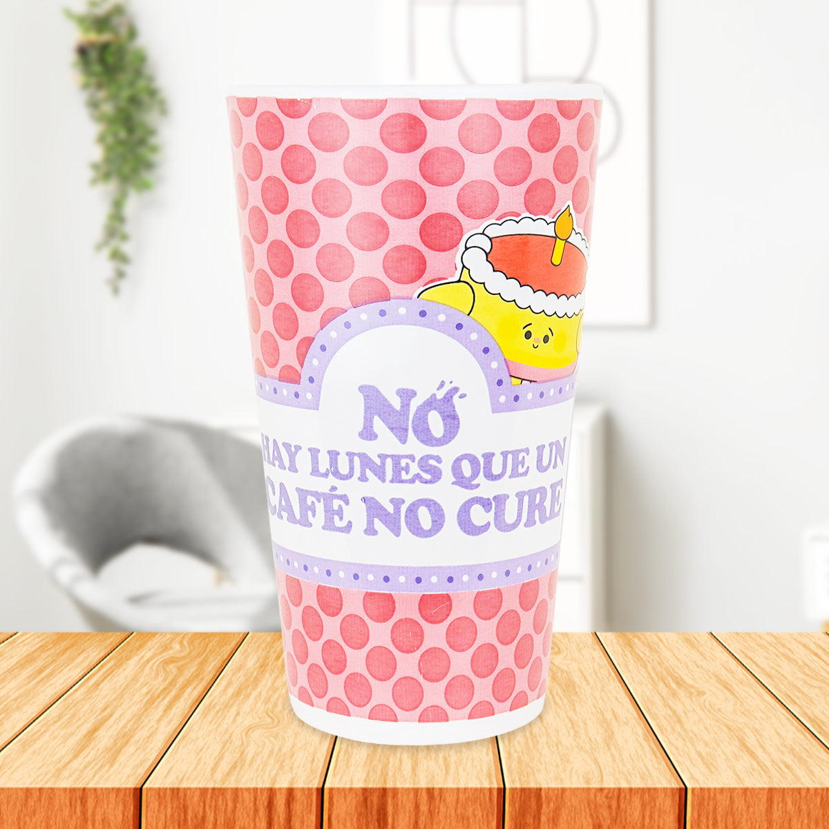 Taza de Cerámica con Frase 470ml, Lunes