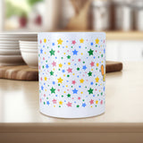 Taza de Cerámica con Estampado de Pastel