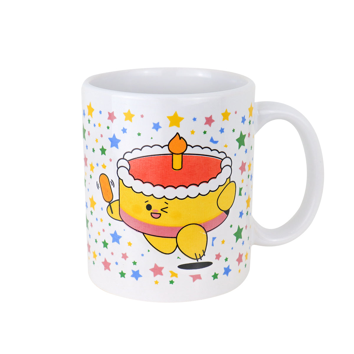 Taza de Cerámica con Estampado de Pastel