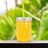 Mason Jar color Amarillo 350ml