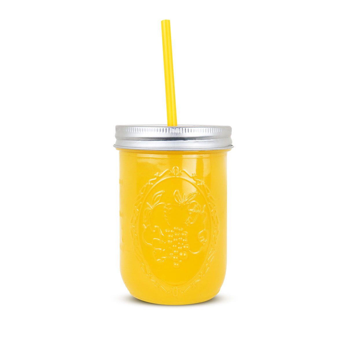 Mason Jar color Amarillo 350ml