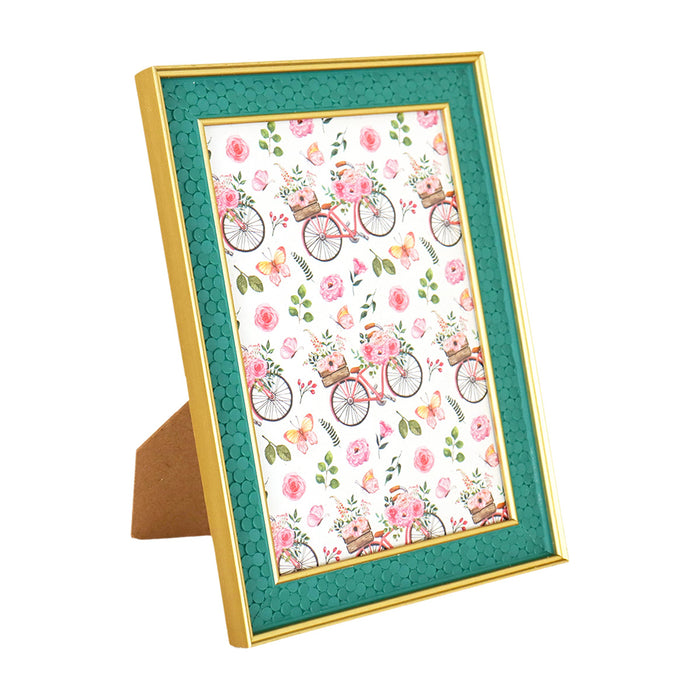 Portarretratos con Marco color Verde Esmeralda, 12x17cm