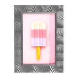Portarretrato, Diseño Relieve, Color Gris Oxford, 10x15 cm