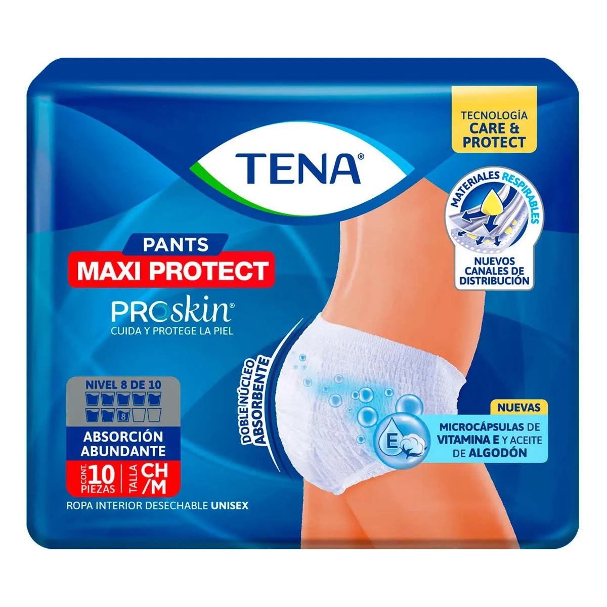 Pañal para Adulto,Talla: M, Tena Maxi Protect