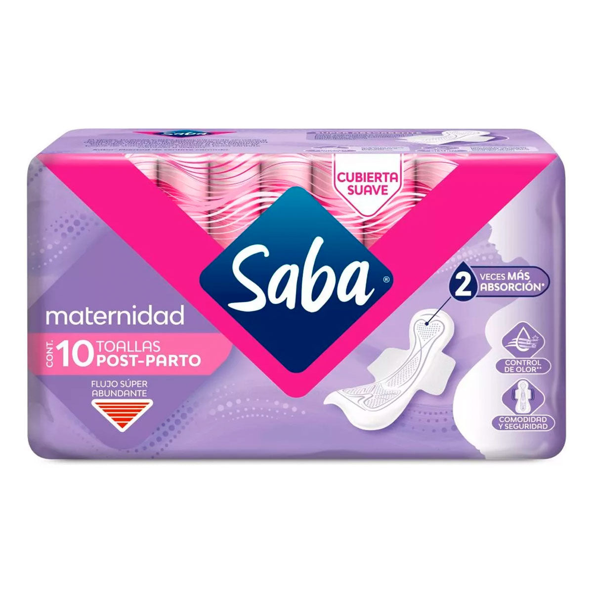 Toallas de Maternidad Post-Parto, Saba, 10pzas