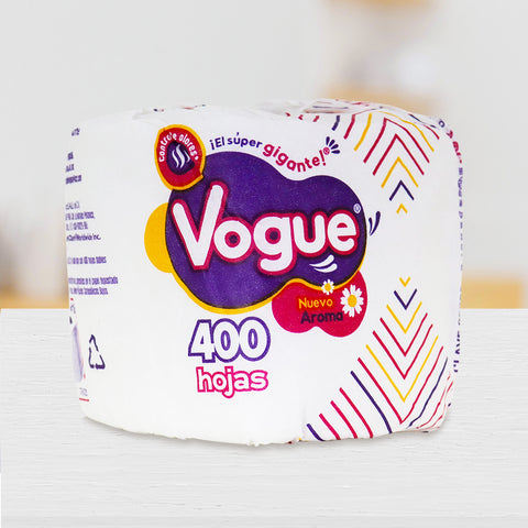 Papel Higiénico Vogue 400 Hojas