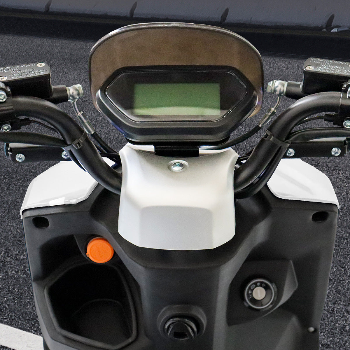 Motocicleta Eléctrica E-Bike ZK color Blanco con Plata, , Marca Kiwo