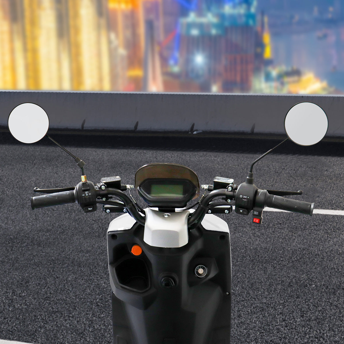 Motocicleta Eléctrica E-Bike ZK color Blanco con Plata, , Marca Kiwo