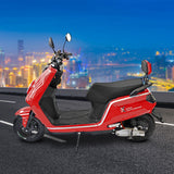 Motocicleta Eléctrica Kiwo E-Bike ZK color Rojo