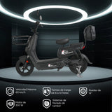 Bicicleta Eléctrica Kiwo color Negro 2023