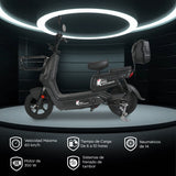 Bicicleta Eléctrica Kiwo color Negro 2023