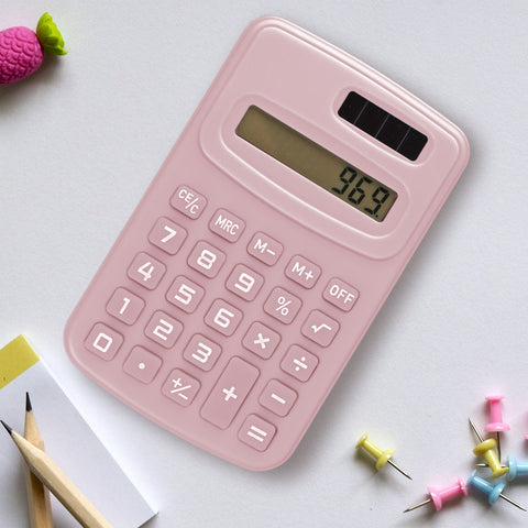 Calculadora Básica Studentz, Color Rosa