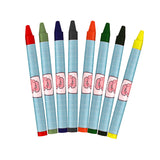 Crayones con Diseño de Puerquito, 8 pzas