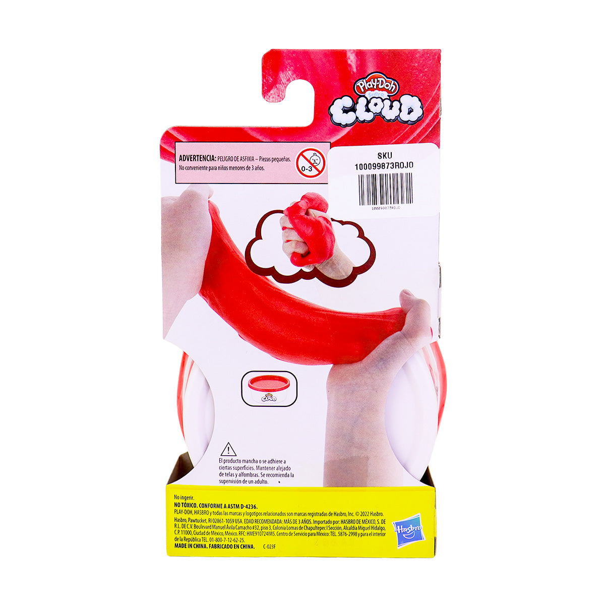 Play-Doh, Super Cloud, Masa Moldeable color Rojo