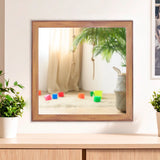 Espejo Cuadrado, Marco Café