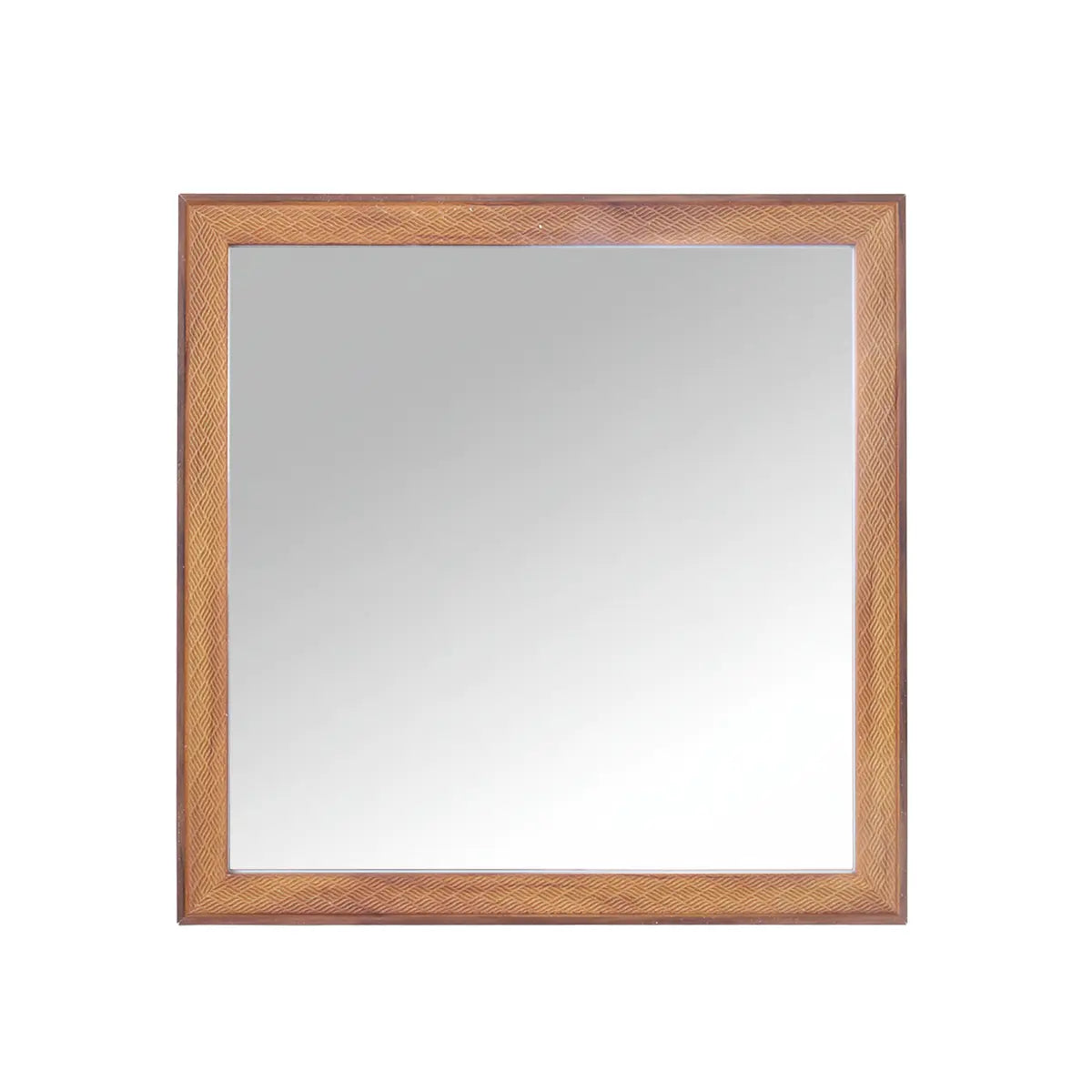 Espejo Cuadrado, Marco Café