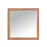 Espejo Cuadrado, Marco Café