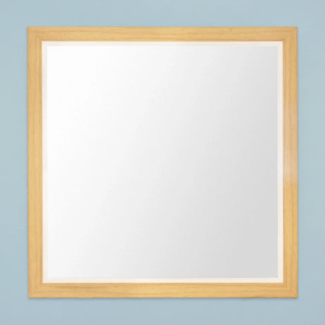 Espejo en Forma Cuadrada, Madera