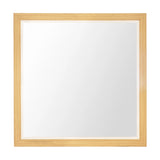 Espejo en Forma Cuadrada, Madera