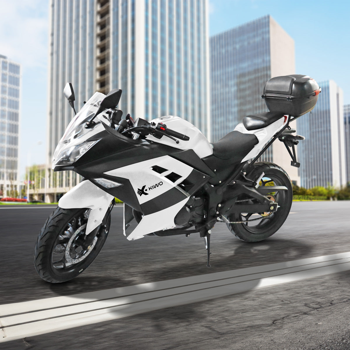 Motocicleta Kiwo Fuji 250 2024, color Blanco