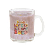 Taza de Cristal Rellena de Dulces, Love Is All You Need