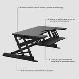 Soporte Ajustable de Computadora para Escritorio, Ematic (EMT2310)