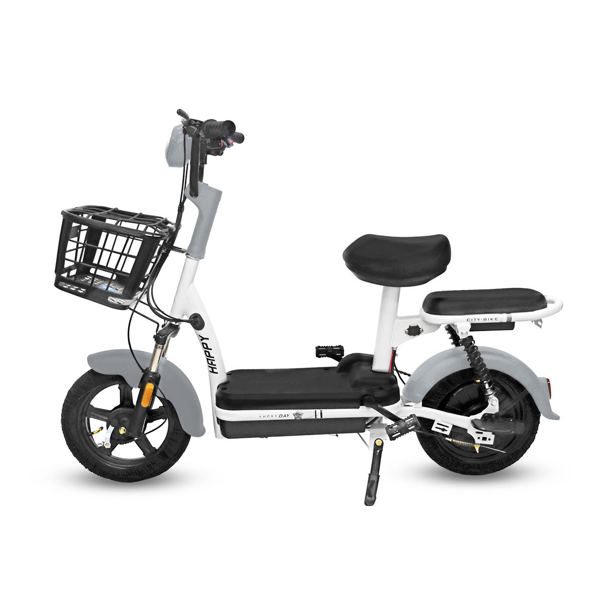 Bicicleta Eléctrica Kiwo GYE003, color Gris