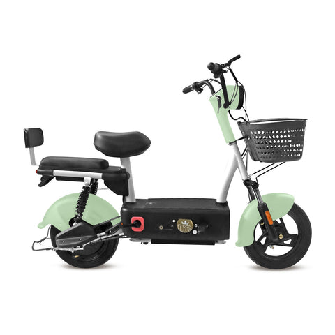 Bicicleta Eléctrica Kiwo GYE002, color Verde