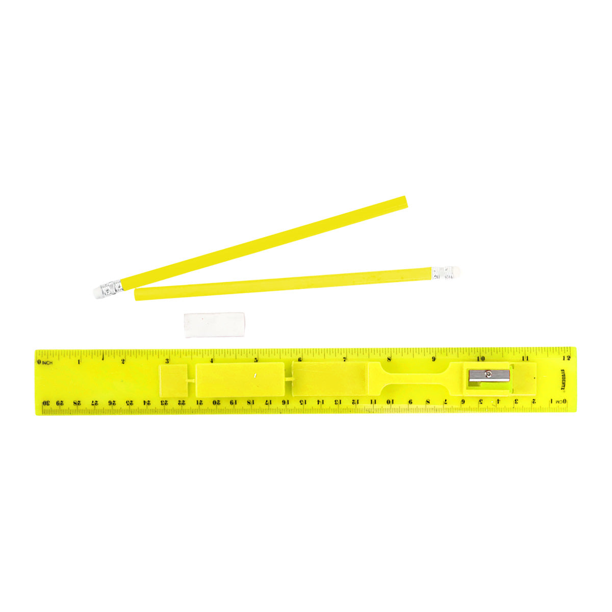 Juego Geométrico Básico, Color Amarillo, 4 pzas