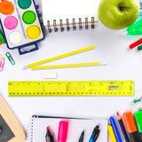 Juego Geométrico Básico, Color Amarillo, 4 pzas