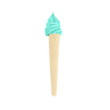 Goma de Borrar en Forma de Cono de Helado, Color Verde