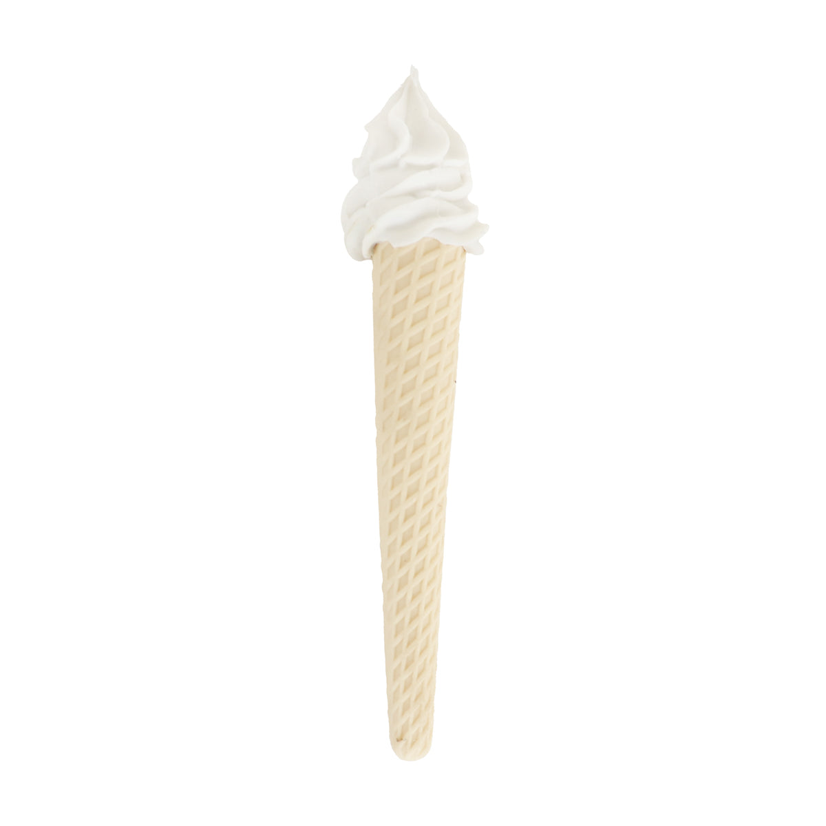 Goma de Borrar en Forma de Cono de Helado, Color Blanco