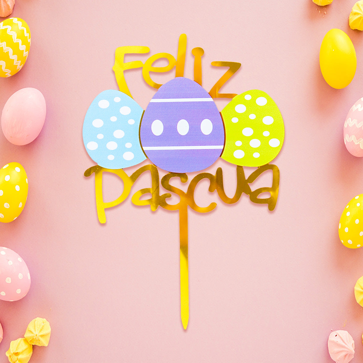 Decoración para Pastel, Feliz Pascua